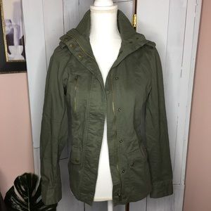 By Together You and I Olive Military Jacket- Small